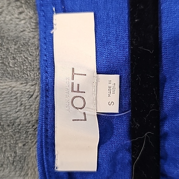 Loft blue sleeveless mini dress with wrap top. Size S sku0061 - Picture 6 of 7